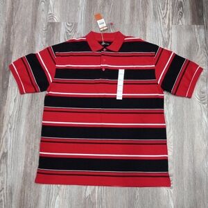 ZBX Apparel Red & Black Strips Button Down Shirts